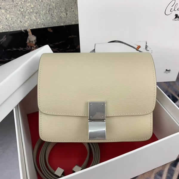 2019 New Fake Celine Beige Box Bag Crossbody Bag 88008